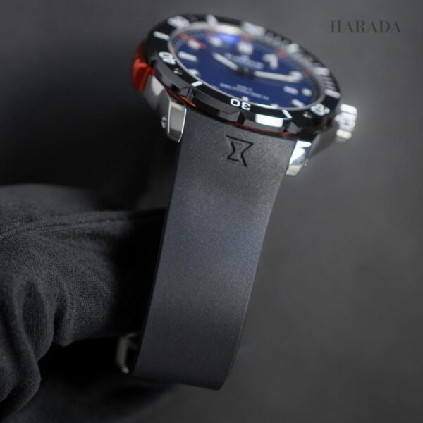 80137-3NO-CABUN EDOX エドックス クロノオフショア1 ベゼルロック デイト 40mm